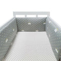 Breathable Baby Crib Padded Bumper â€?Mesh Cot Liner for Standard Cribs
