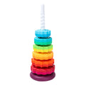 Rainbow Stacker Rotating Tower â€?6-Layer Spiral Gear Toy for Toddlers
