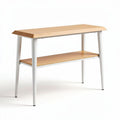 Bamboo console table with a lower shelf - 120 x 60 x 75cm