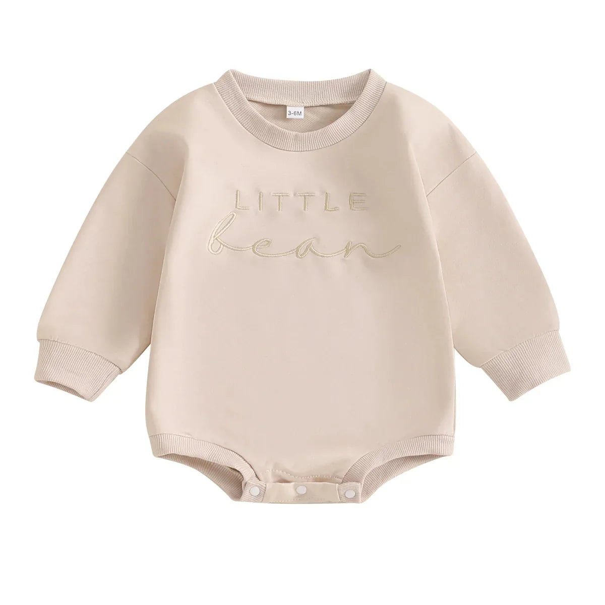 Baby Sweatshirt Bodysuit Letter Embroidery Long Sleeve Clothes
