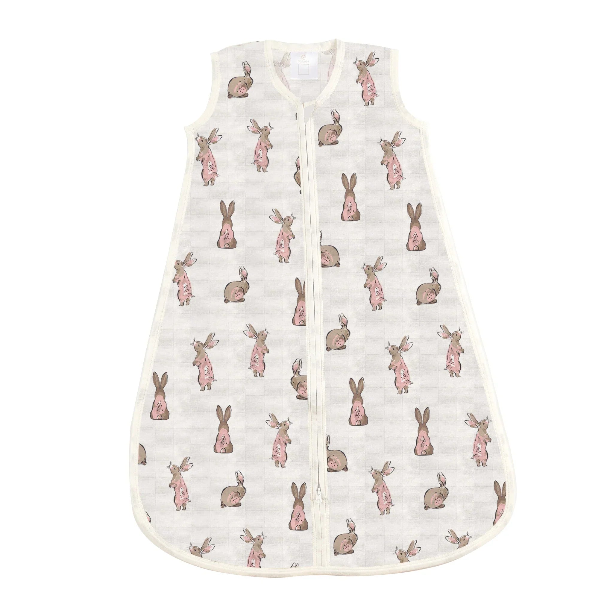 Powder Pink Bunnies Bamboo Sleep Sack
