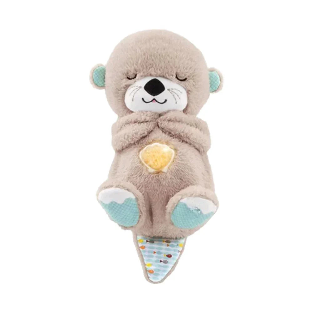 Breathing Otter Plush with Nightlight and Sounds â€?Baby Sleep Aid Toy