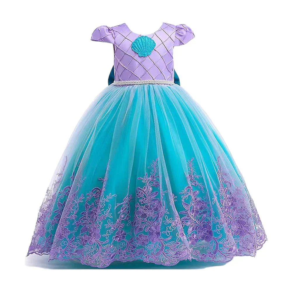 Mermaid Princess Dress Multi-Layered Costume, Ages 3â€?