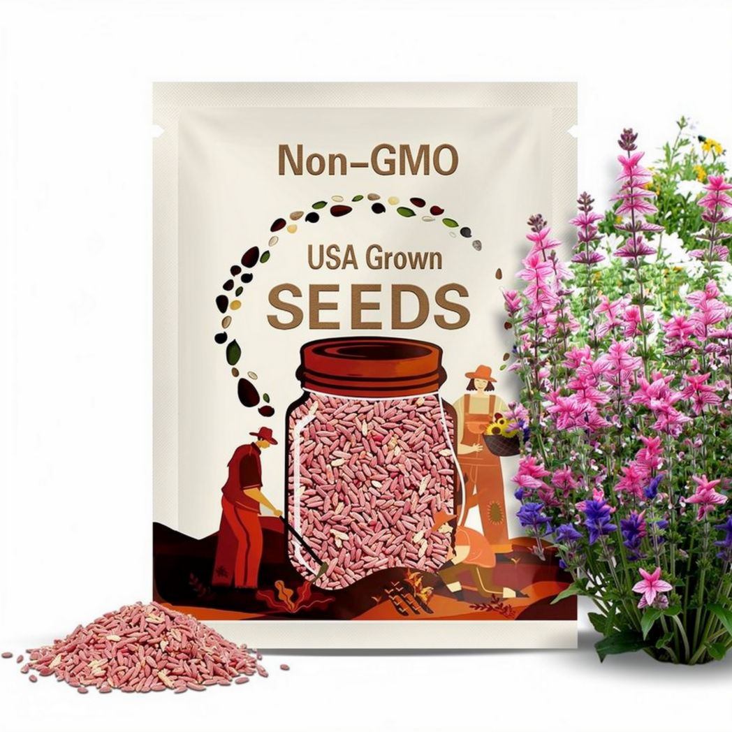 Pink Sunday Sage Flower Seeds