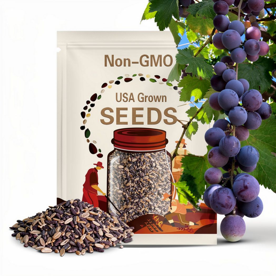 20 Purple Kyoho Grape Seeds/巨峰葡萄籽