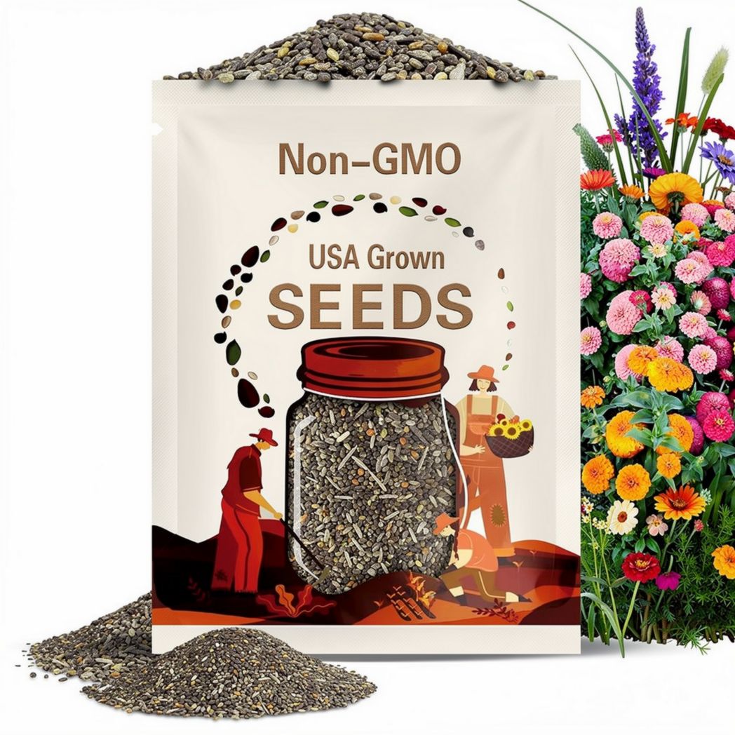 Magellan Mix Zinnia Seeds