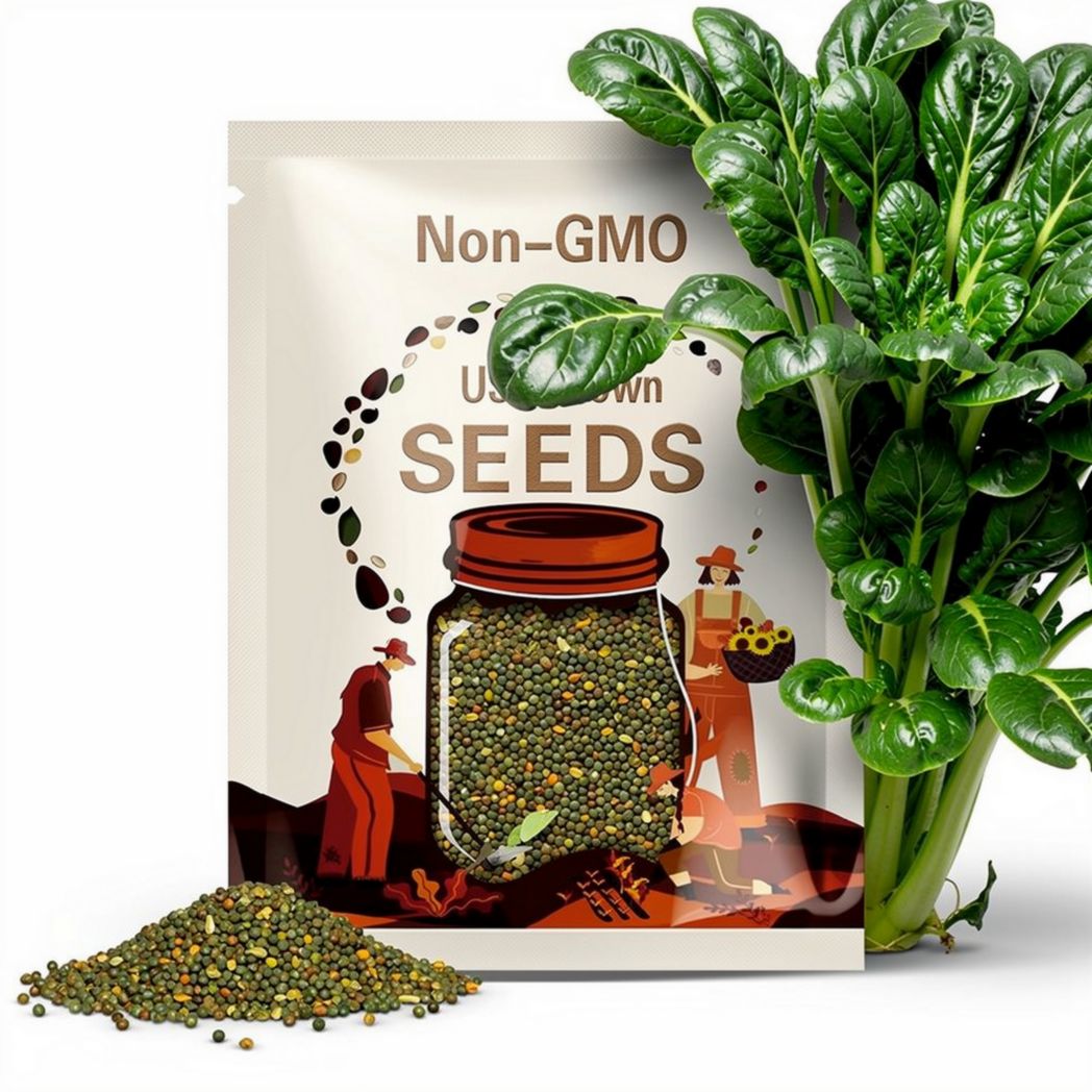 Tatsoi Mustard Seeds 300+ Asian Chinese Cuisine NON-GMO USA