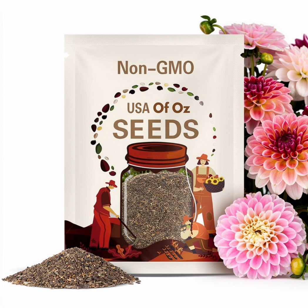 20+ Seeds| Wizard of Oz Dahlia Seeds - Perennial - Flowering - Hybrid - Open-Pollinating - Fast Growing - Clumping - Plant in Spring #D060