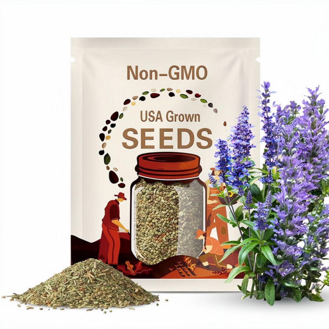 Hyssop Seeds - Herb Seeds - Non GMO - Open Pollinated Seeds - Vegetable Gardening - Grow Your Own Food