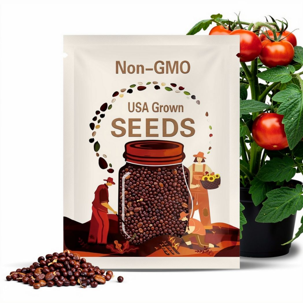 Inkspot Tomato - Micro Dwarf Tomato Seeds - Dark Cherry Tomatoes