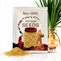Yellow Onion Seeds - Organic, Heirloom, Open Pollinated, Non GMO - Grow Indoors, Outdoors, In Pots, Grow Beds, Hydroponics & Aquaponics