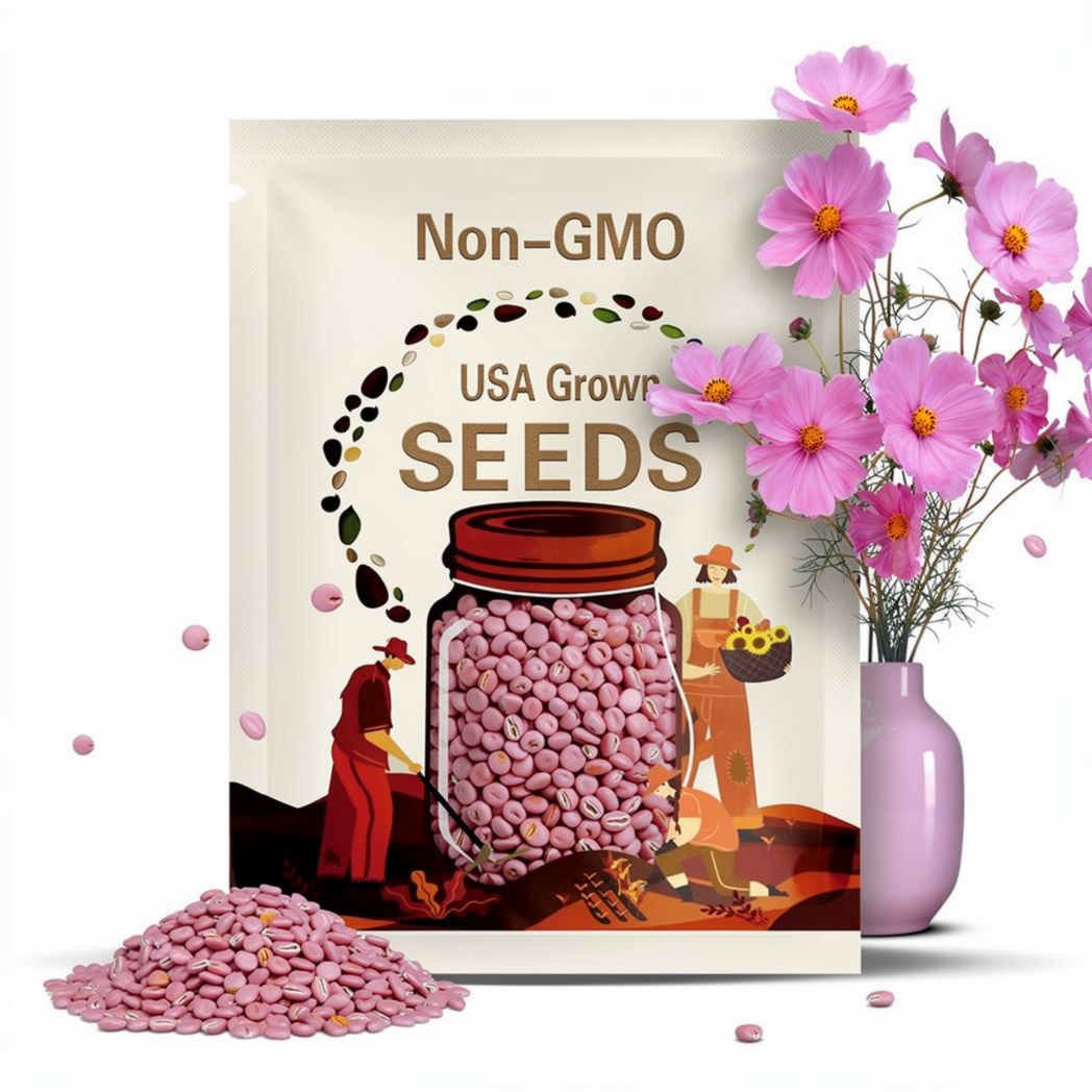 Seashells Pink Cosmos Seeds: Cut Flower Garden, Pollinator-Friendly