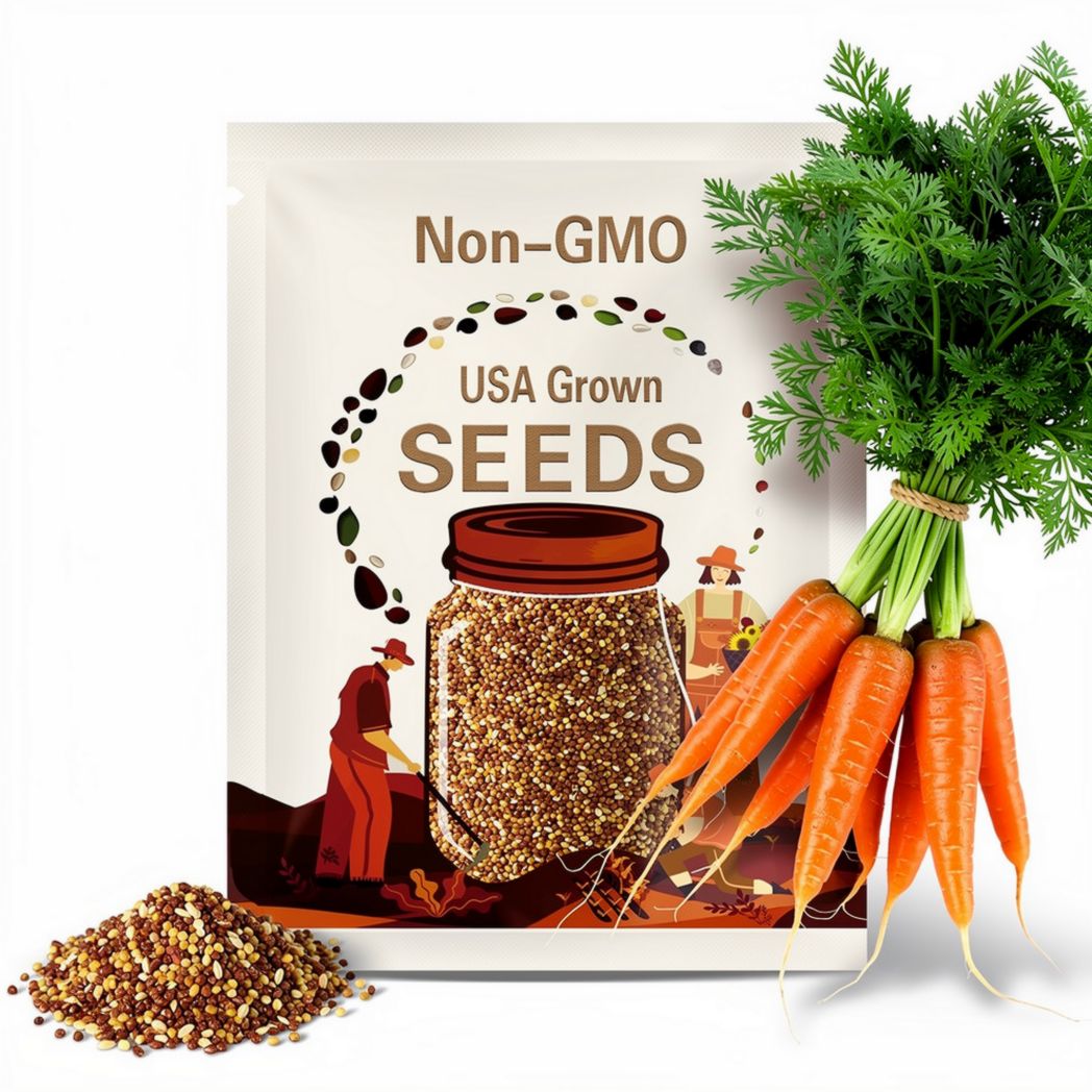 400+ Little Fingers Carrot Seeds | USA Seller | Non-GMO