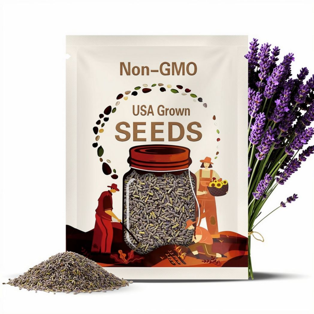 English Lavender Seeds 100+ Herb Fragrant Scent Heirloom USA
