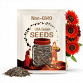 25 RED SUN SUNFLOWER Helianthus Annuus Flower Seeds