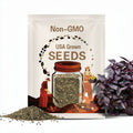 Basil Seeds DARK OPAL PURPLE Herb Garden Plant Seeds Herbal Ocimum Semi Zaden