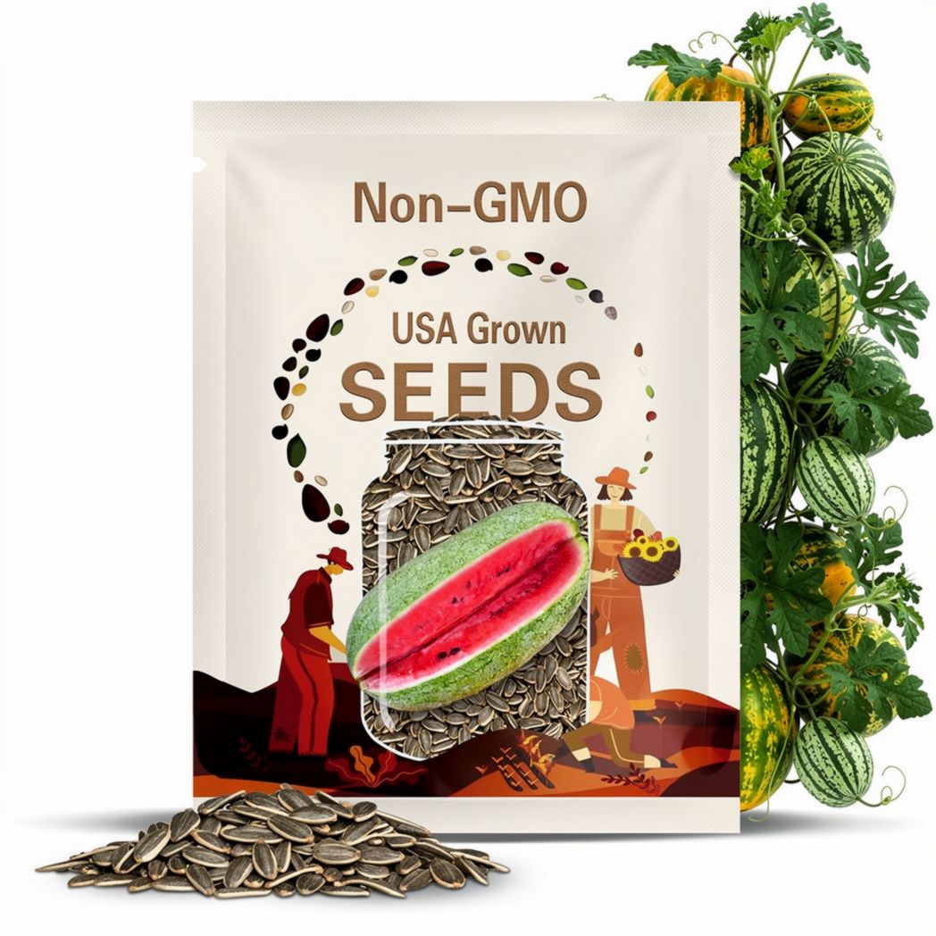 Charleston Gray Watermelon Seeds - Heirloom Seeds, Red Flesh, 20-40lb Melon, Super Sweet, Disease Resistant, Citrullus Lanatus, Non-GMO