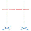 Adjustable Indoor Outdoor Limbo Set - 5.8ft Tall Party Game