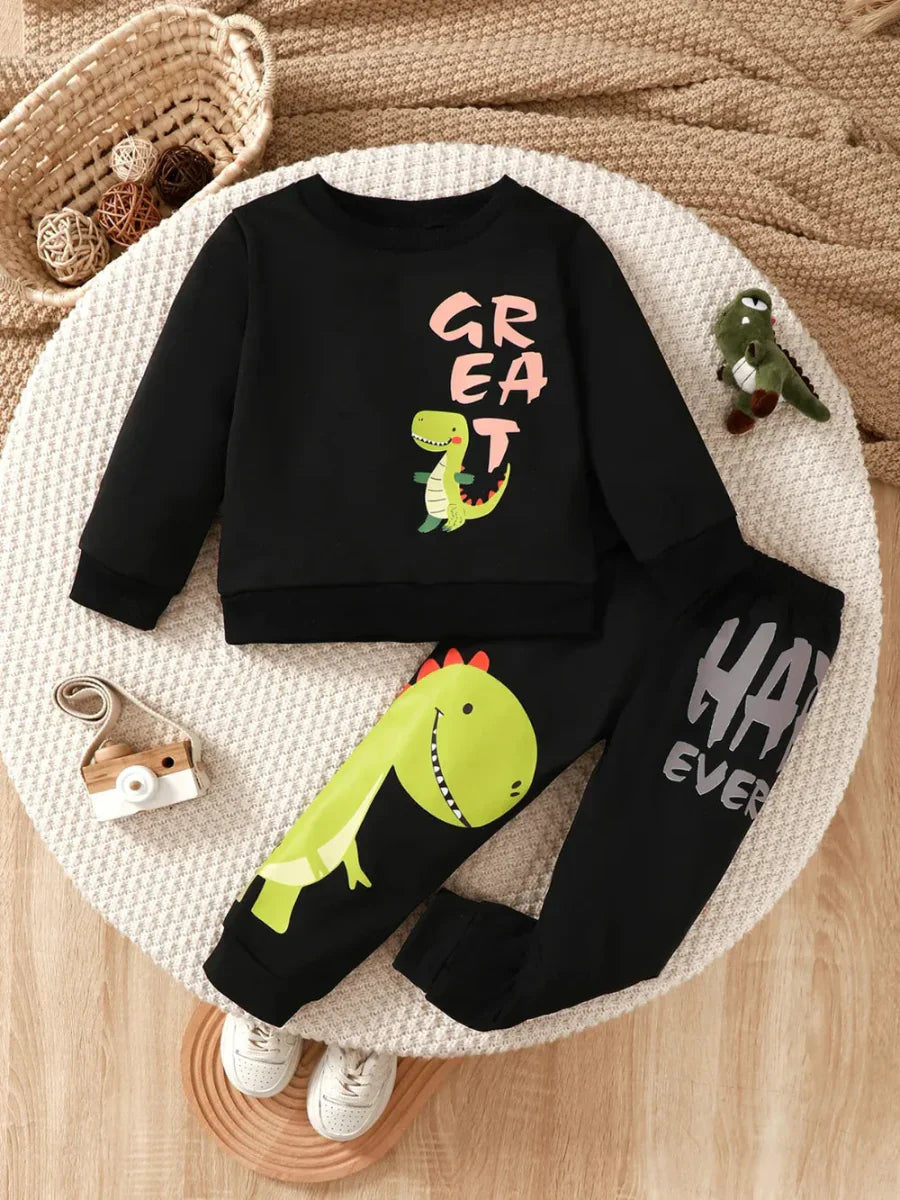 Girls Two-Piece Set Basic Style Outfit Casual Wear 4Yâ€?Y